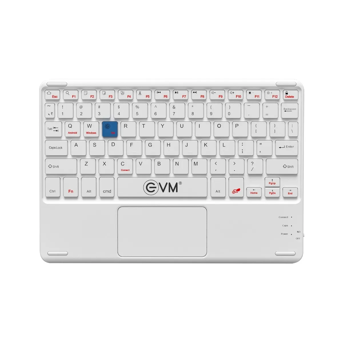 EVM Wireless Bluetooth Keyboard With Touchpad Enair WLK-009-W view 2